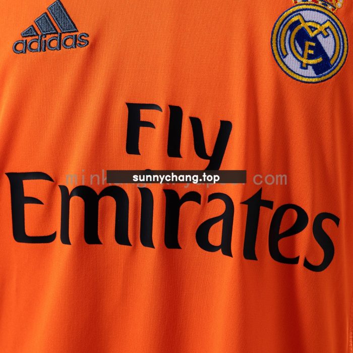 Real Madrid 13/14 Second Away Long Sleeve Retro Jersey - 图片 6