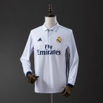 Real Madrid 16/17 Home Long Sleeve Retro Jersey