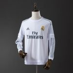 Real Madrid 15/16 Home Long Sleeve Retro Jersey