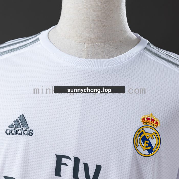 Real Madrid 15/16 Home Long Sleeve Retro Jersey - 图片 7