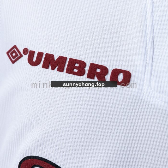 M-U 98/99 White Long Sleeve Retro Jersey - 图片 3
