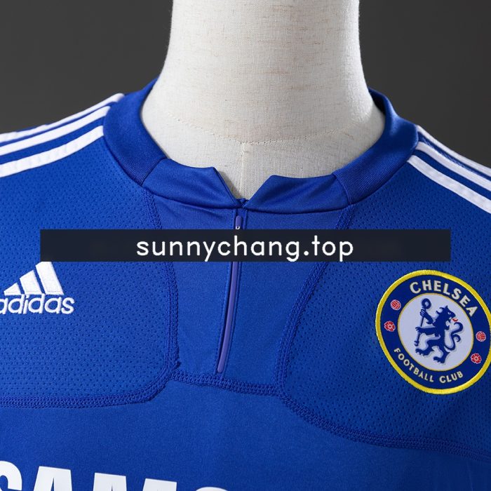 Chelsea 09/10 Home Long Sleeve Retro Jersey - 图片 7