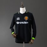 M-U 98/99 2nd Away (Champions League Edition) Long Sleeve Retro Jersey