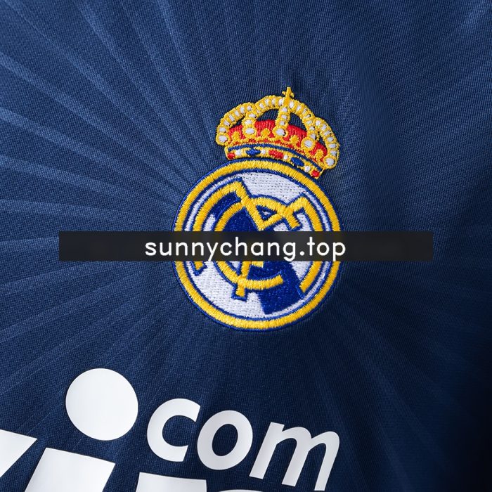 Real Madrid 10/11 Away Long Sleeve Retro Jersey - 图片 5