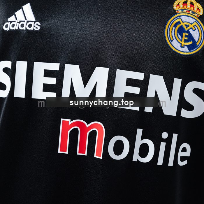 Real Madrid 04/05 Third Away Long Sleeve Retro Jersey - 图片 5