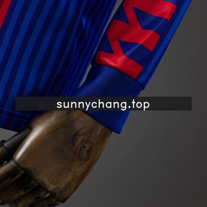 Barcelona 1992 Home Long Sleeve Retro Jersey - 图片 2