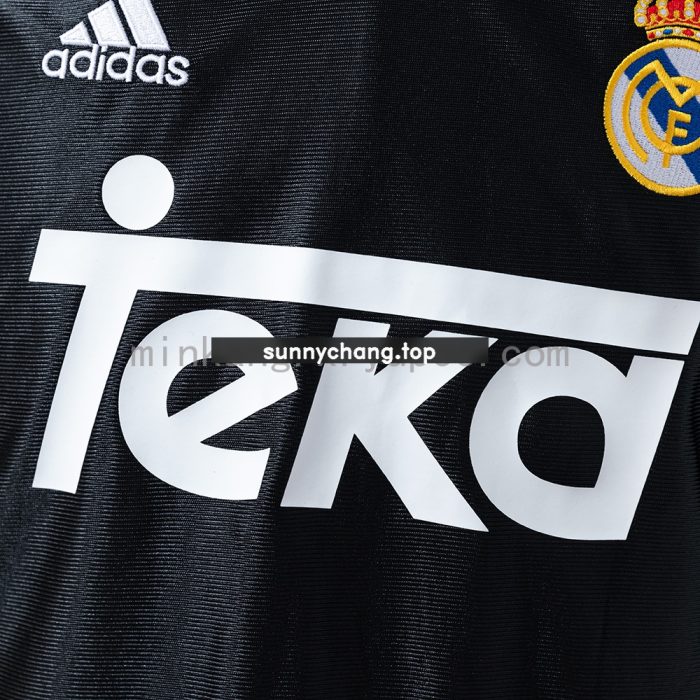 Real Madrid 98/00 Away Long Sleeve Retro Jersey - 图片 6