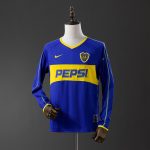 Retro Long Sleeve Boca Juniors 03/04 Home