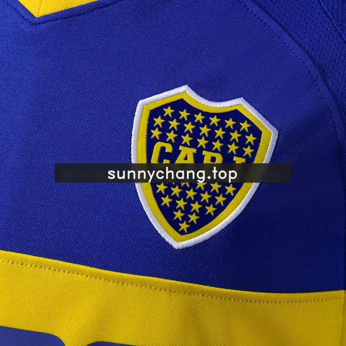 Retro Long Sleeve Boca Juniors 03/04 Home - 图片 5