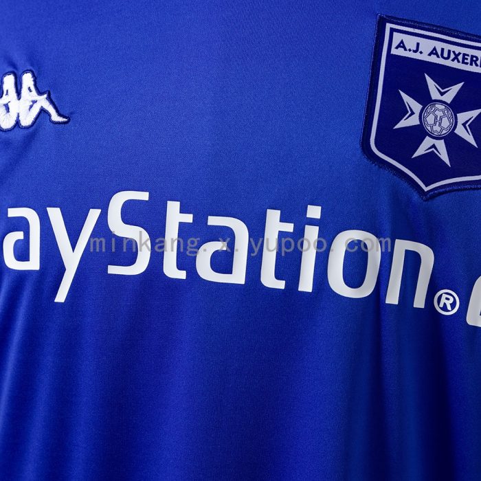 Auxerre 03/04 Away Long Sleeve Retro Jersey - 图片 5