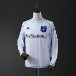 Auxerre 03/04 Home Long Sleeve Retro Jersey