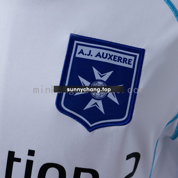 Auxerre 03/04 Home Long Sleeve Retro Jersey - 图片 4