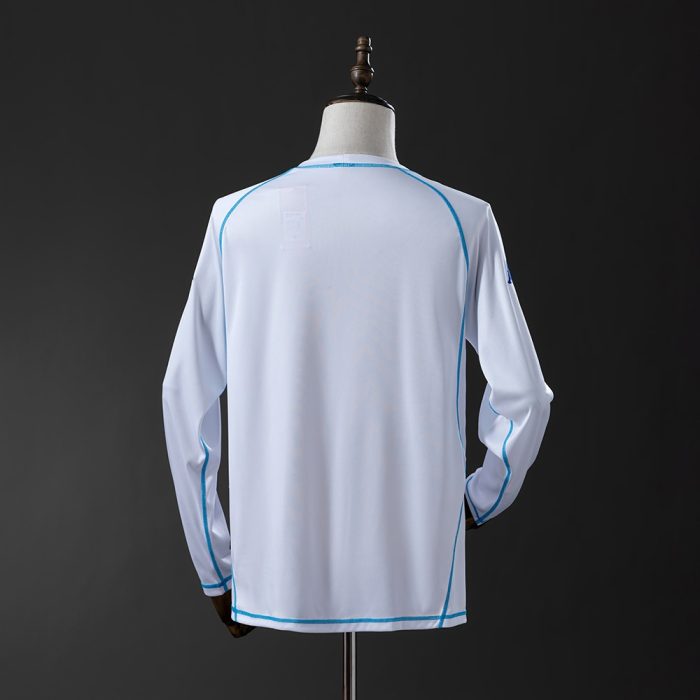 Auxerre 03/04 Home Long Sleeve Retro Jersey - 图片 7