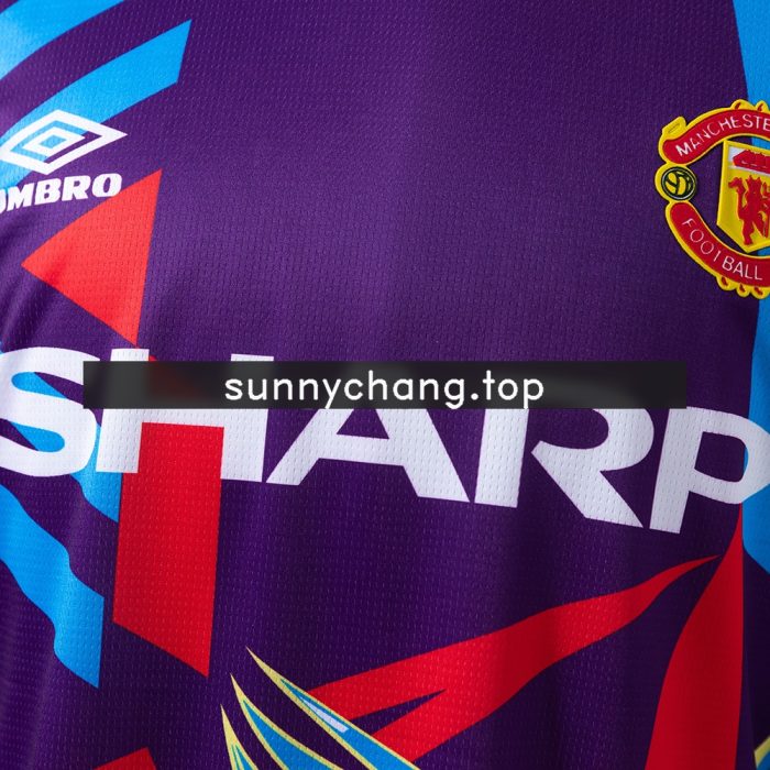 M-U 92/94 Goalkeeper Long Sleeve Retro Jersey - 图片 5