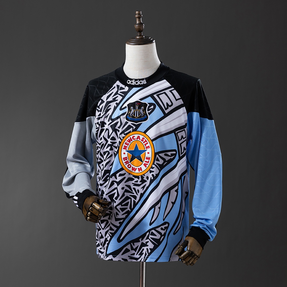 JER-11408_1 Newcastle United 95/96 Goalkeeper Long Sleeve Retro Jersey - 图片 1