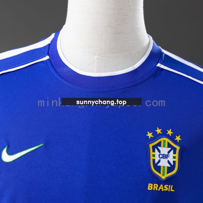 Brazil 1998 Away Retro Long Sleeve Jersey - 图片 7