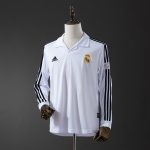 Real Madrid 2002/03 Home Long Sleeve Retro Jersey