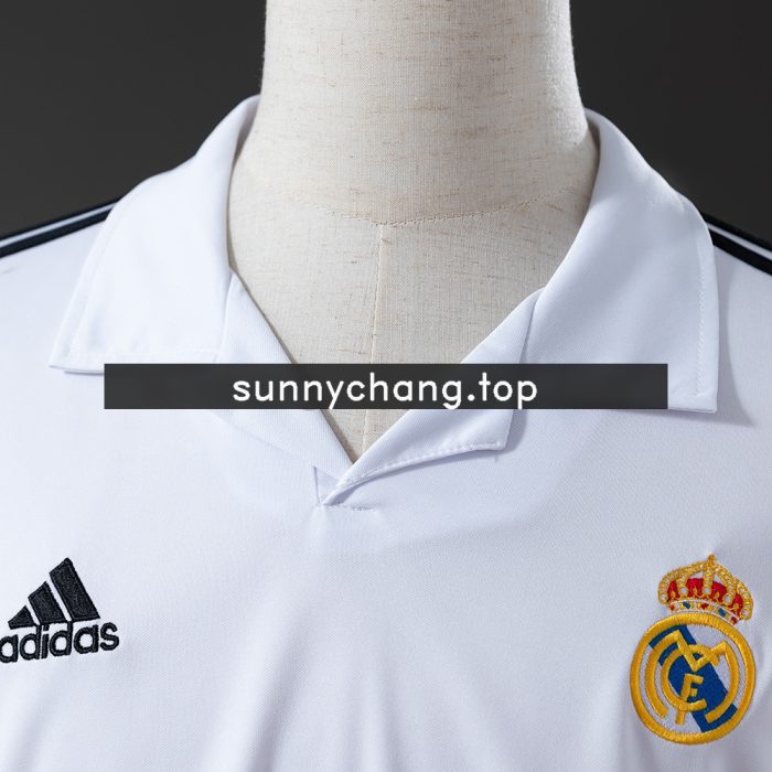 Real Madrid 2002/03 Home Long Sleeve Retro Jersey - 图片 5