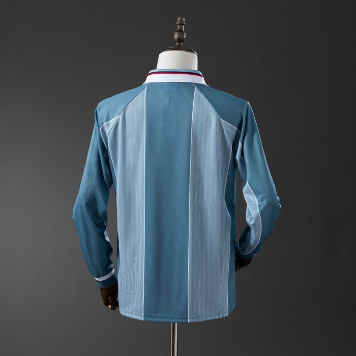 England 1996 Away Long Sleeve Retro Jersey - 图片 5
