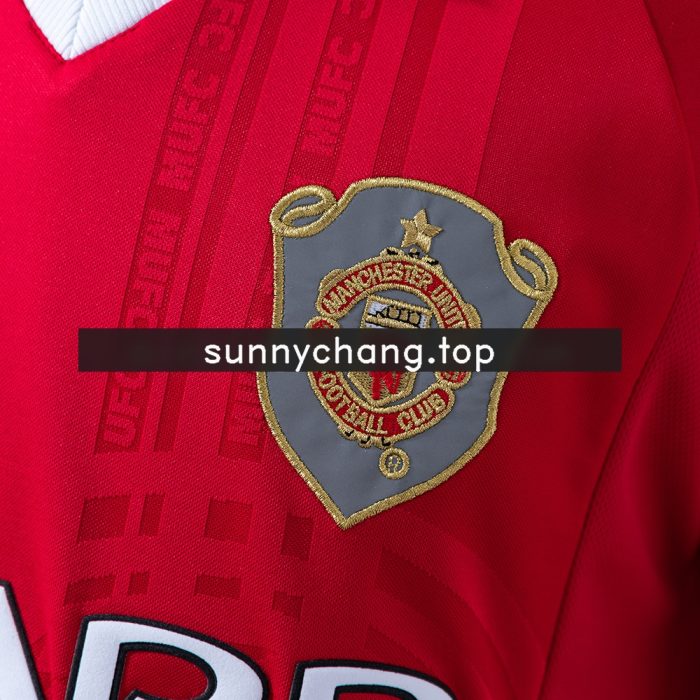 M-U 1999/00 Home Long Sleeve Retro Jersey - 图片 5