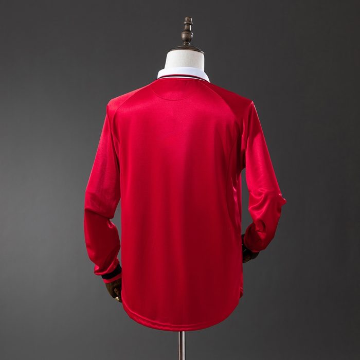 M-U 1999/00 Home Long Sleeve Retro Jersey - 图片 8