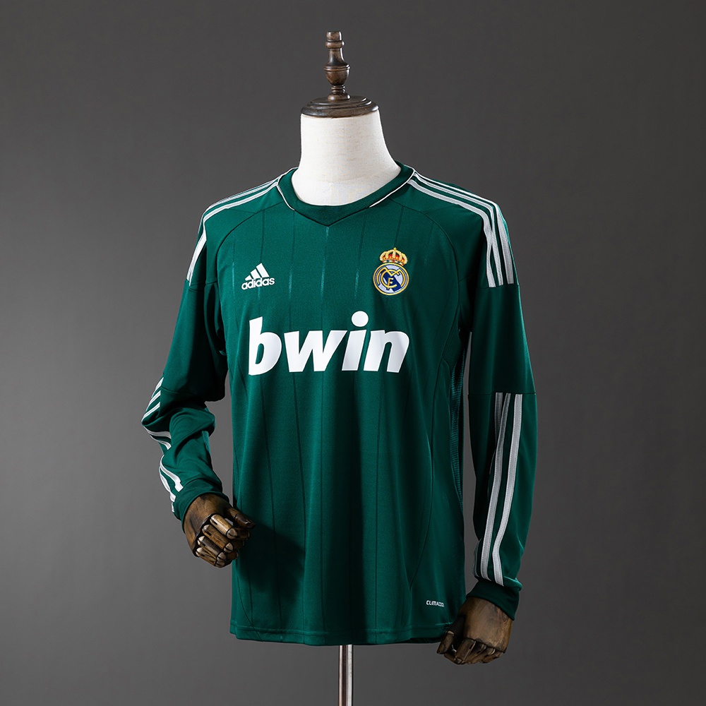 JER-11419_1 Real Madrid 2012/13 Second Away Long Sleeve Retro Jersey - 图片 1