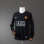 Retro Long Sleeve Manchester United 07/08 Black