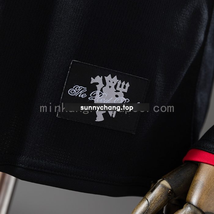 Retro Long Sleeve Manchester United 07/08 Black - 图片 2
