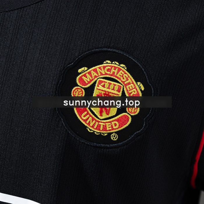 Retro Long Sleeve Manchester United 07/08 Black - 图片 5