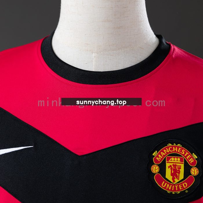 M-U 2010 Home Long Sleeve Retro Jersey - 图片 6