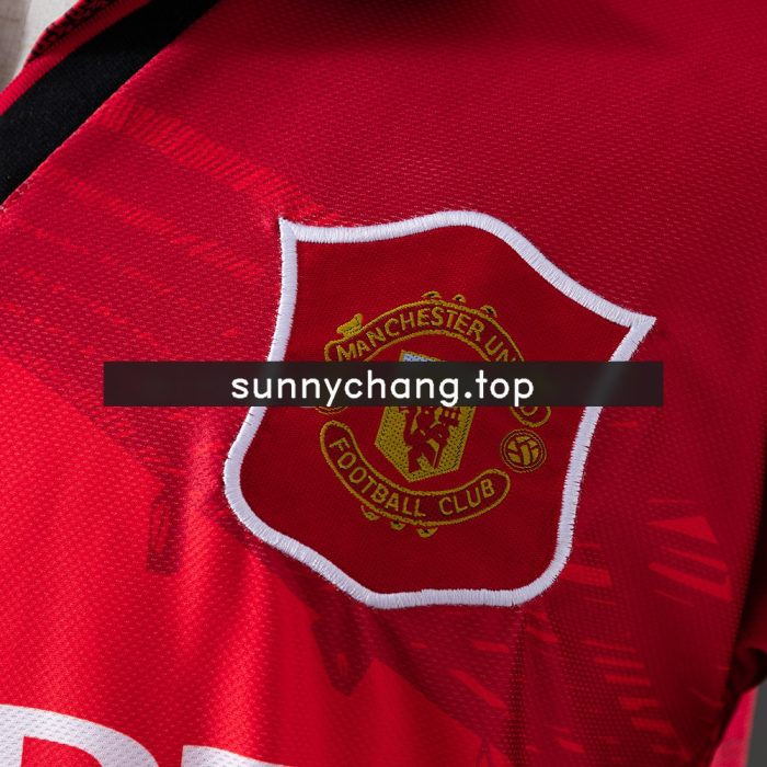Manchester United 1994/96 Home Long Sleeve Retro Jersey - 图片 4