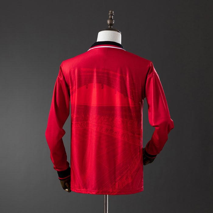 Manchester United 1994/96 Home Long Sleeve Retro Jersey - 图片 7