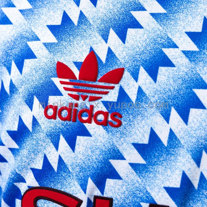 Retro Long Sleeve Manchester United 1990/92 Away - 图片 3