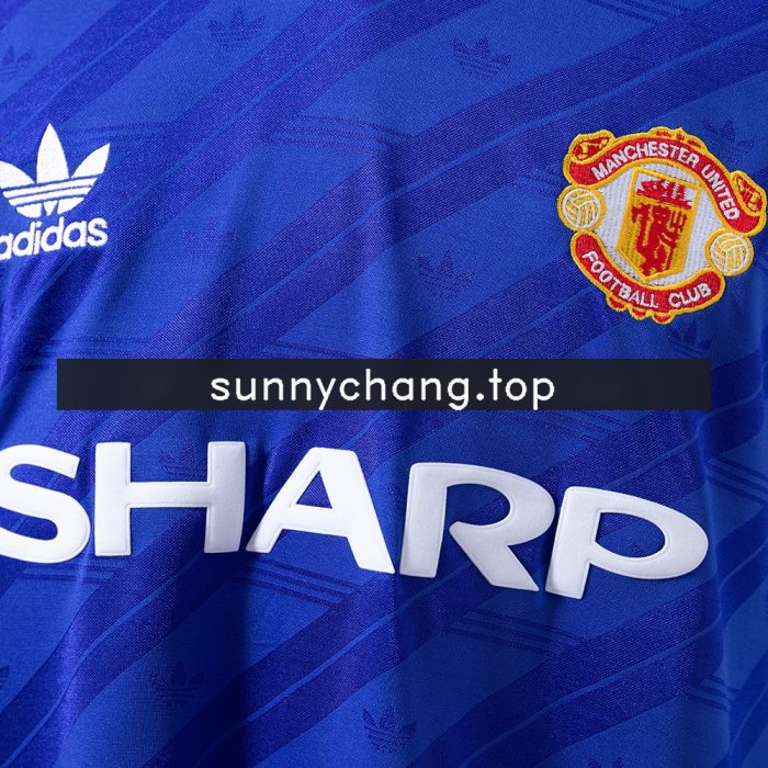 M-U 1986/88 Second Away Long Sleeve Retro Jersey - 图片 4