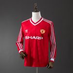 M-U 1986/88 Second Away Long Sleeve Retro Jersey