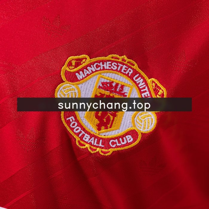 M-U 1986/88 Second Away Long Sleeve Retro Jersey - 图片 4