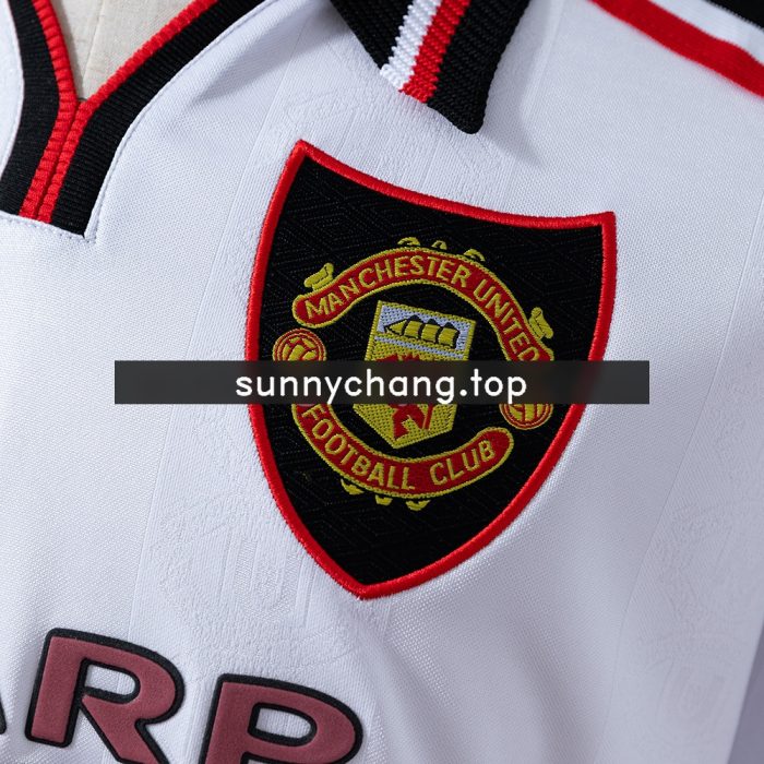 M-U 1998/99 Away Long Sleeve Retro Jersey - 图片 4