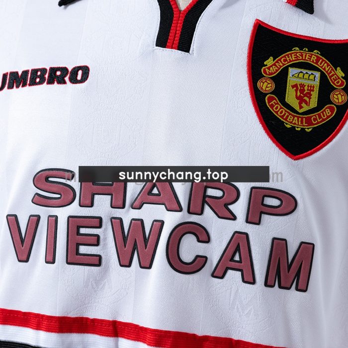 M-U 1998/99 Away Long Sleeve Retro Jersey - 图片 5