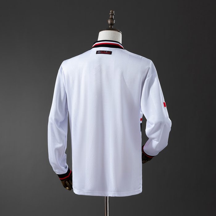 M-U 1998/99 Away Long Sleeve Retro Jersey - 图片 7