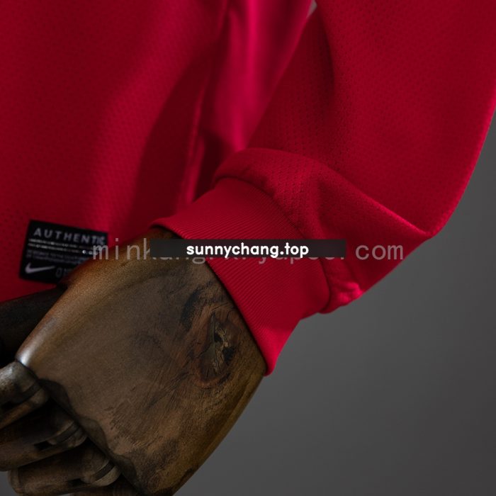 M-U 2010/11 Home Long Sleeve Retro Jersey - 图片 3