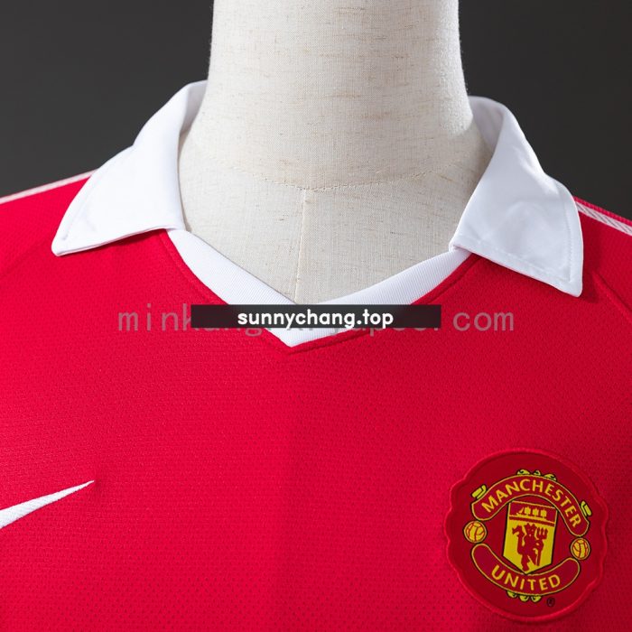 M-U 2010/11 Home Long Sleeve Retro Jersey - 图片 7