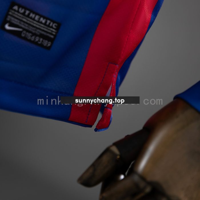 Barcelona 2010/11 Home Champions League Edition Long Sleeve Retro Jersey - 图片 2
