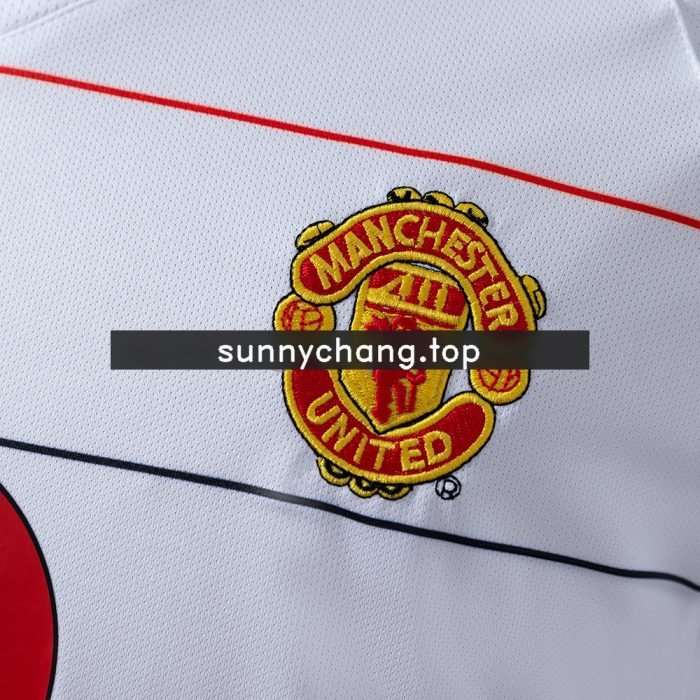 M-U 2003/05 Away Long Sleeve Retro Jersey - 图片 4