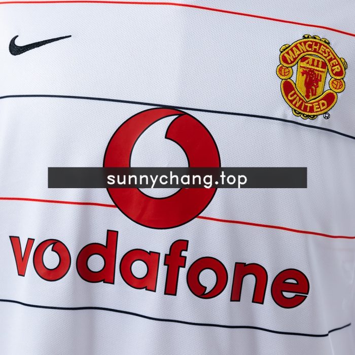 M-U 2003/05 Away Long Sleeve Retro Jersey - 图片 5