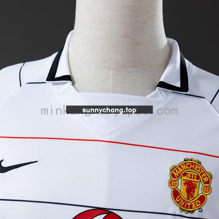 M-U 2003/05 Away Long Sleeve Retro Jersey - 图片 6