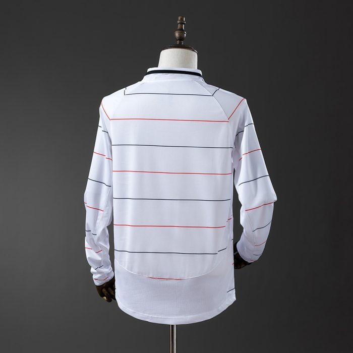 M-U 2003/05 Away Long Sleeve Retro Jersey - 图片 7