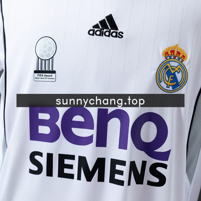 Real Madrid 2006/07 Home Long Sleeve Retro Jersey - 图片 6