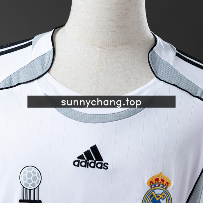 Real Madrid 2006/07 Home Long Sleeve Retro Jersey - 图片 7