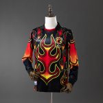 Japan 1998 Goalkeeper Black Fireworks Long Sleeve Retro Jersey