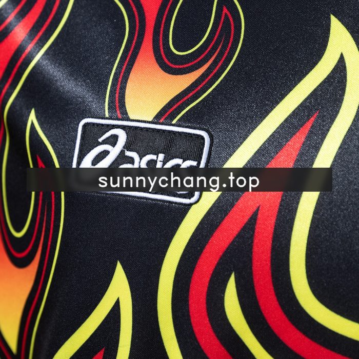 Japan 1998 Goalkeeper Black Fireworks Long Sleeve Retro Jersey - 图片 3
